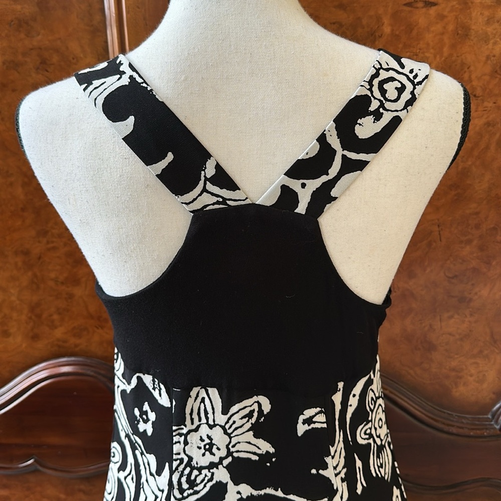 CAbi Parma B&W Floral Racerback Dress - Picture 8 of 11